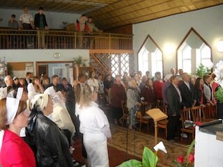 Святкування Пасхи 2013 у церкві "Дім Молитви" у місті Яготин